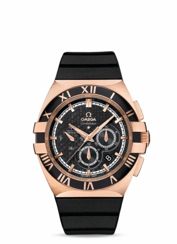 Omega Constellation Co-Axial 41 Chronograph Double Eagle Red Gold / Carbon / Rubber 121.62.41.50.01.001 (12162415001001)